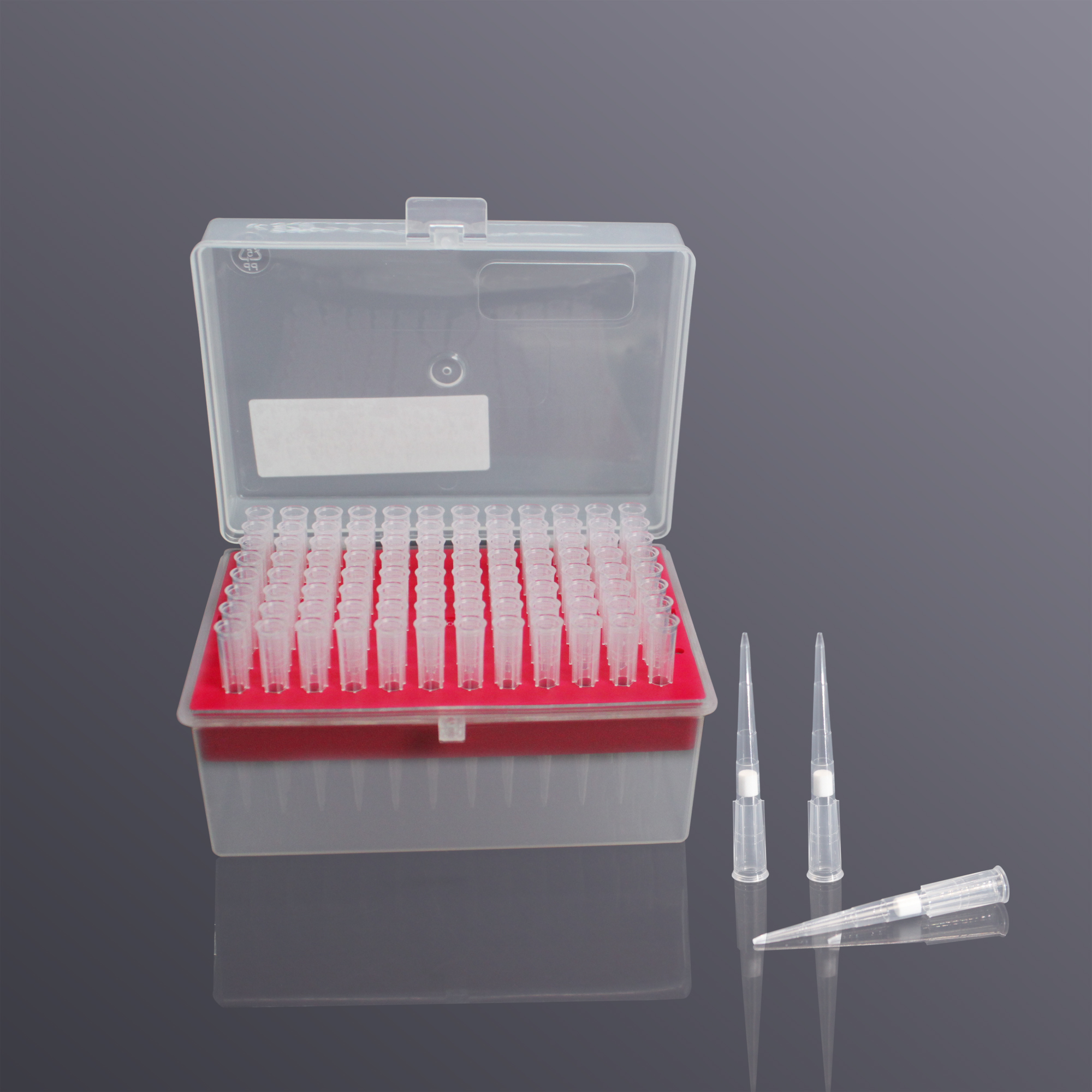 100ul盒装滤芯吸头,低吸附50.55mm（FT-100-LR-R-S）