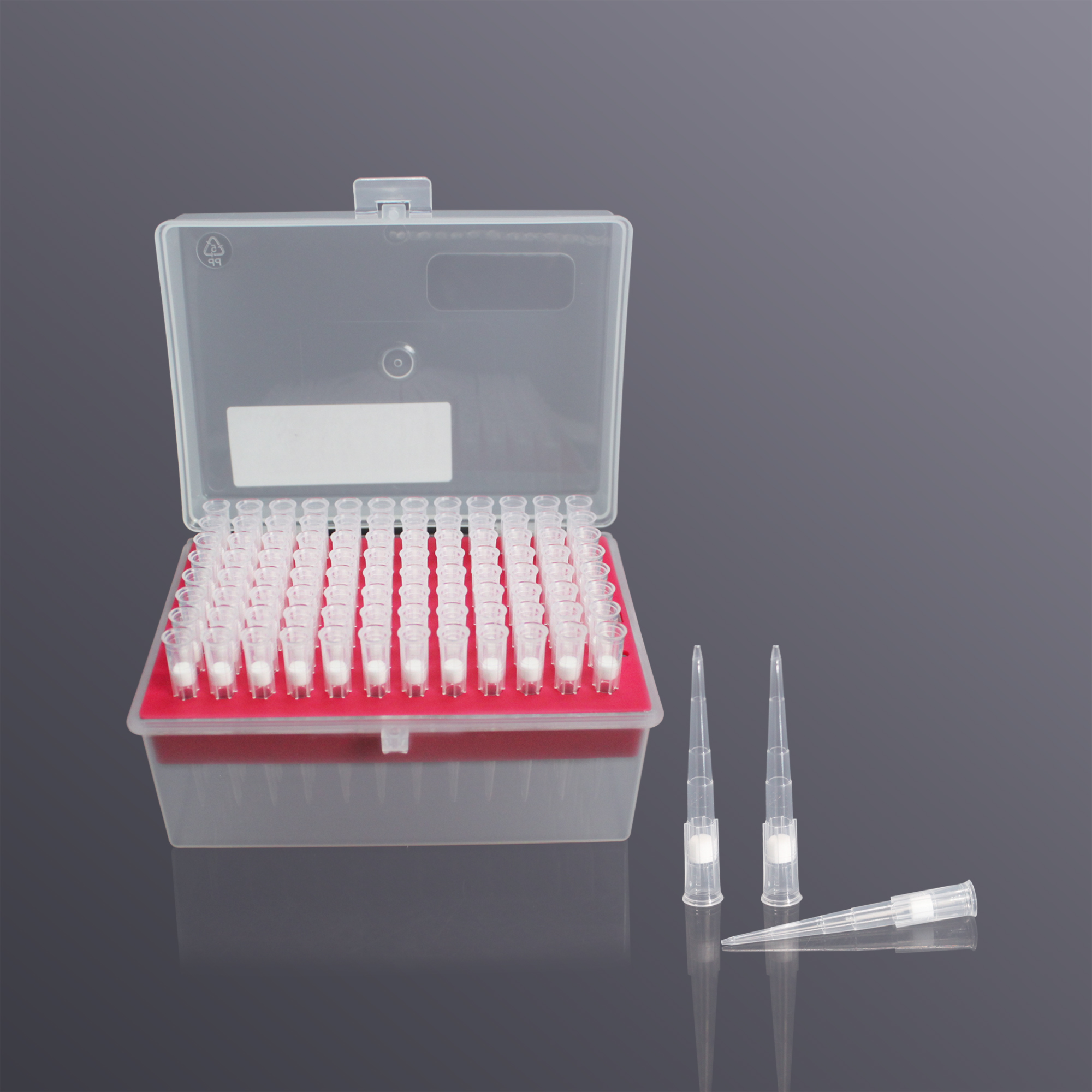 200ul盒装滤芯吸头,低吸附50.55mm（FT-200-LR-R-S）