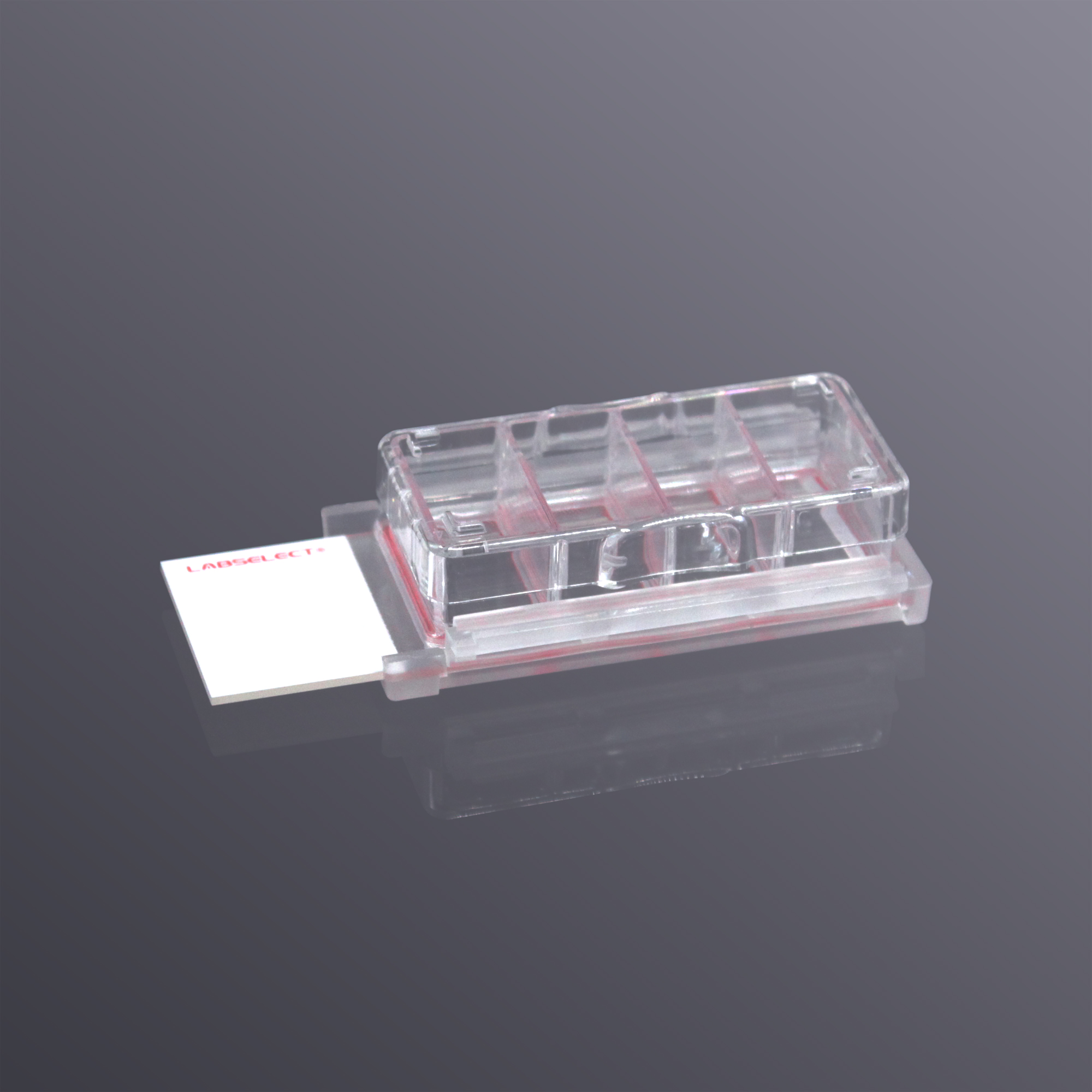 细胞培养腔室载玻片(4孔,TC处理)(CS-04S-TC)