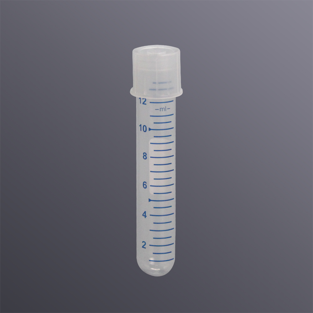 14ml圆底试管PP,带刻度,带锁扣帽（21312）